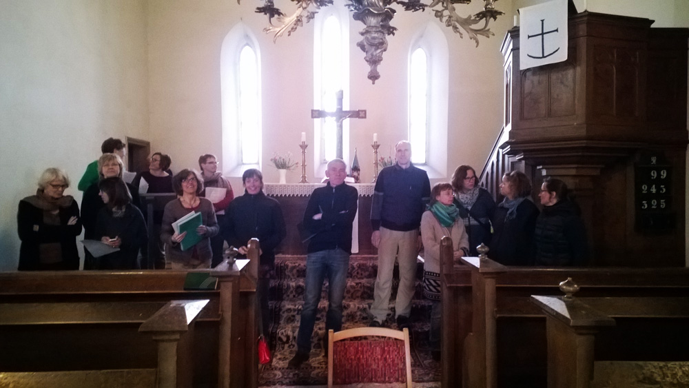 Chorissimo singt in der Kirche von Herzberg