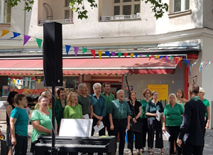 Chor Chorissimo auf dem Leonhard-Straßenfest 2019